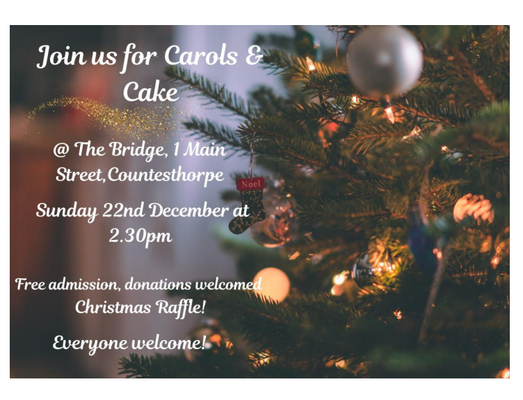 Join us for an afternoon of carols and cake